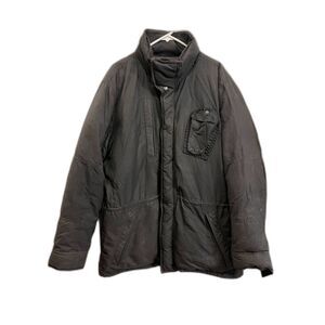 John Varvatos Star USA Black Puffer Outdoor Jacket Coat   Mens Size XXL